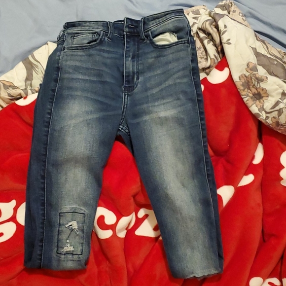 HOLLISTER HIGH RISE SUPER SKINNY JEANS 0R- W24 - Picture 3 of 7
